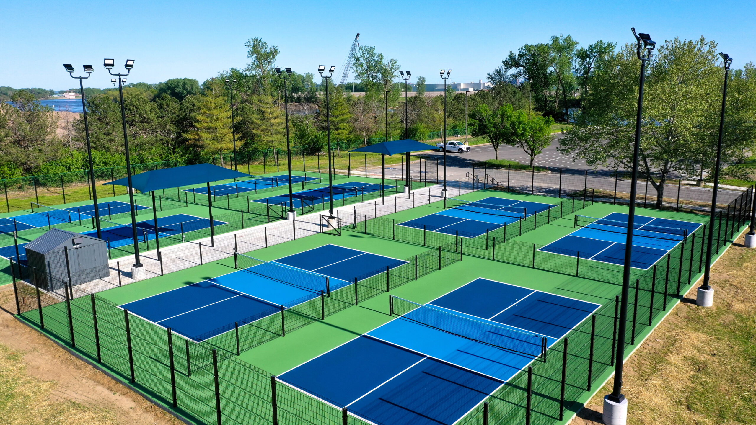 Center pickleballa na Floridi z več igrišči